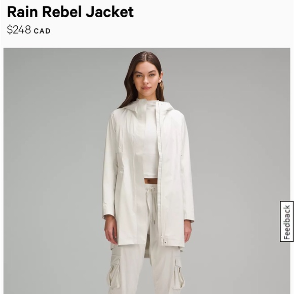 lululemon athletica Other - Rain Rebel Jacket - BLACK